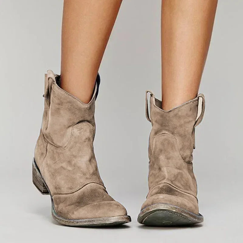Rustic | Vintage Cowboy Ankle Boots