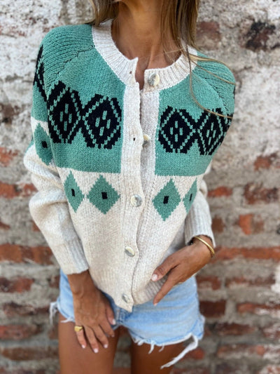 Woolly | Retro Icelandic Knit Cardigan