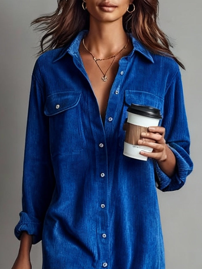 Kira | Chic Cord Midi Dress