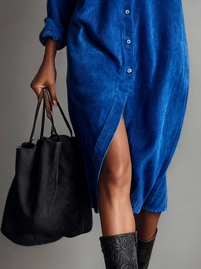 Kira | Chic Cord Midi Dress