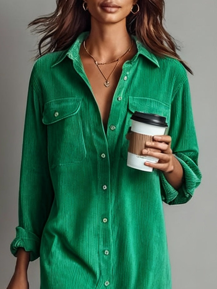 Kira | Chic Cord Midi Dress