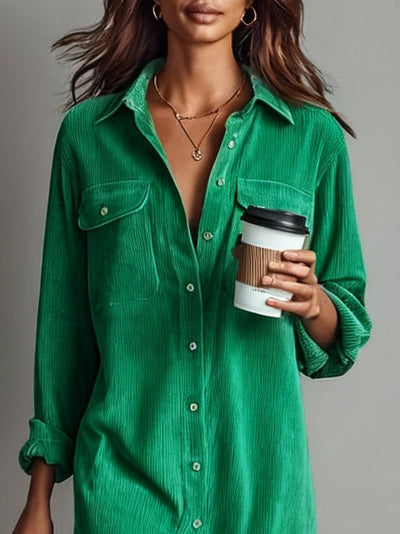 Kira | Chic Cord Midi Dress