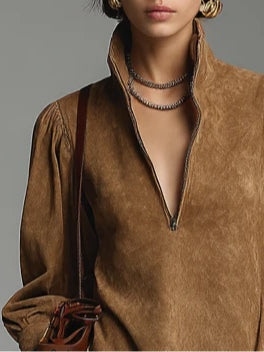 Zara | Chic Zip Mini Dress