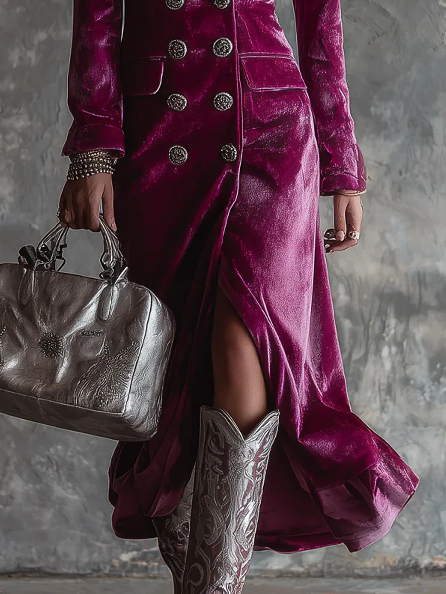 Vera | Luxe Velvet Blazer Dress