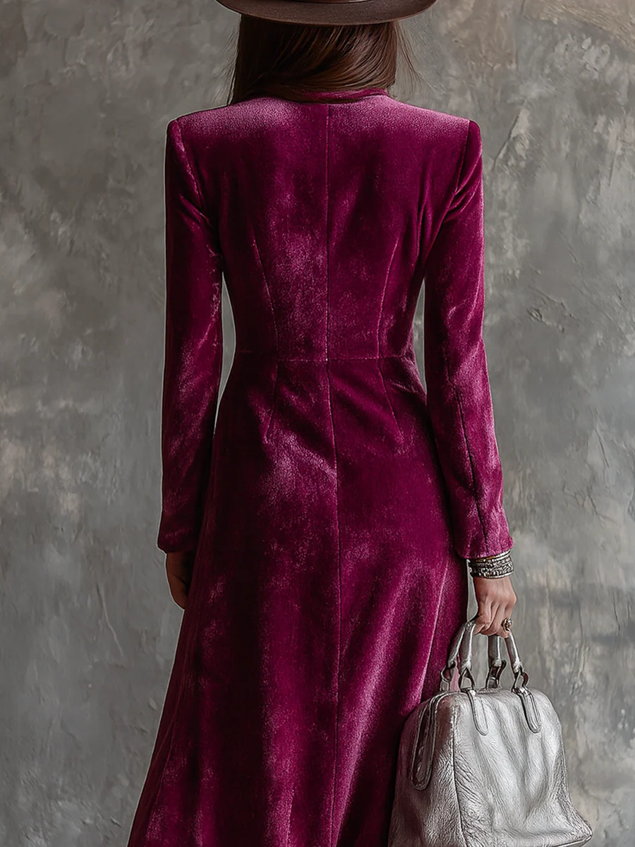 Vera | Luxe Velvet Blazer Dress