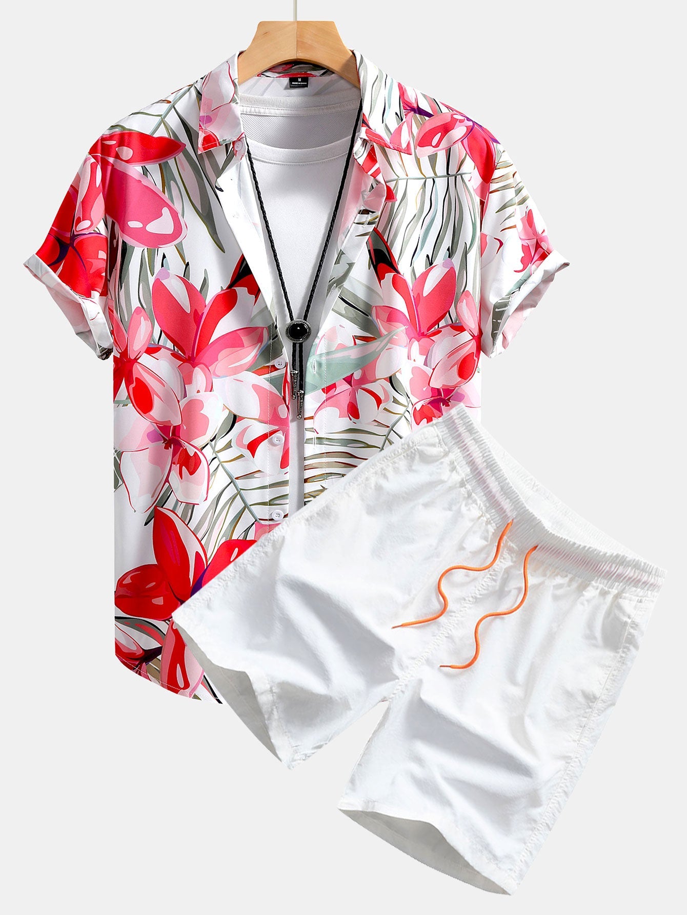 Breezy | Flower Print Shirt & Shorts