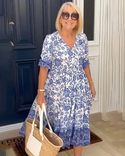 Fleur | Breezy Floral Midi Dress