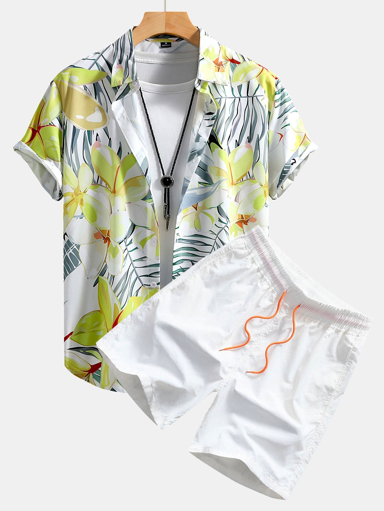 Breezy | Flower Print Shirt & Shorts