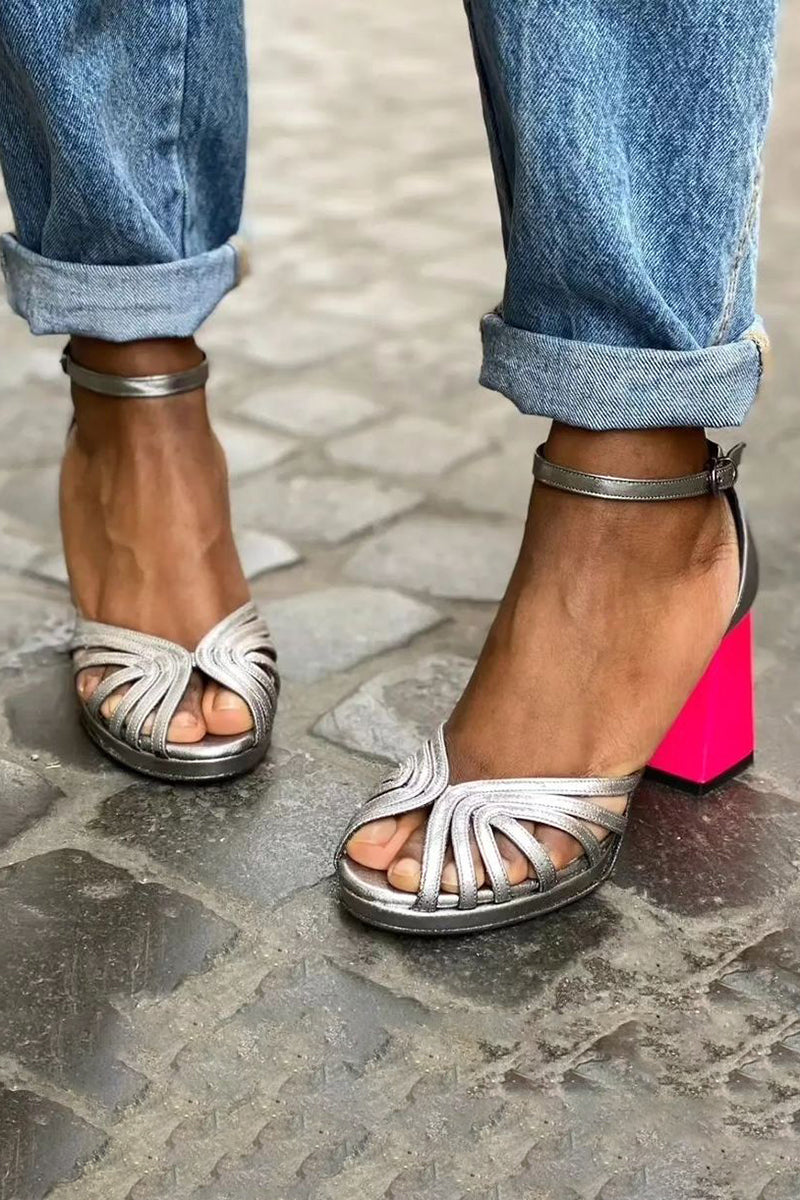 Zara | Chic Chunky Heeled Sandals