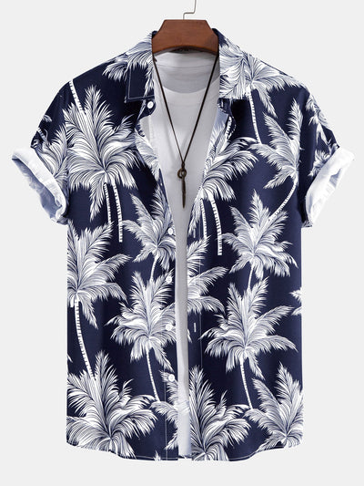 Tropica | Palm Print Shirt & Shorts