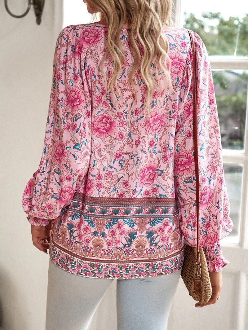 Savina | Relaxed Floral Blouse