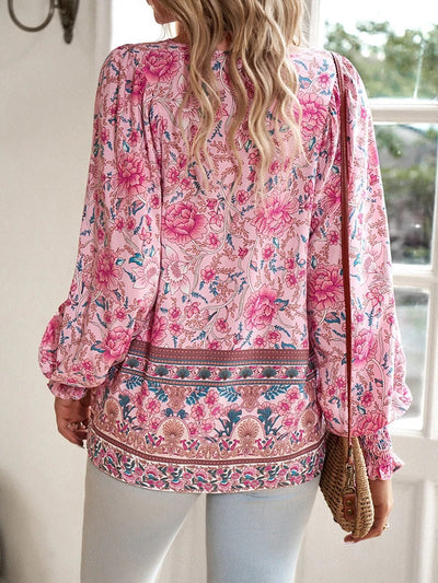 Savina | Relaxed Floral Blouse