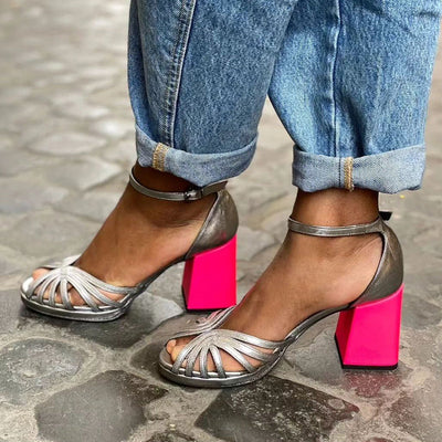 Zara | Chic Chunky Heeled Sandals