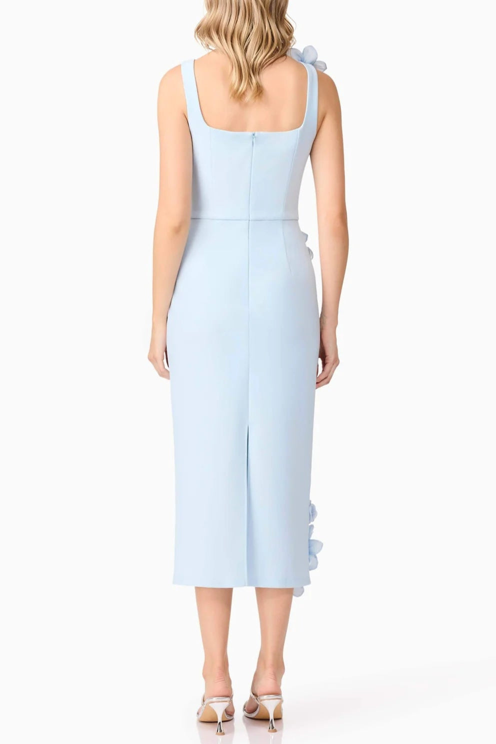 Sabrina | 3D Floral Midi Dress