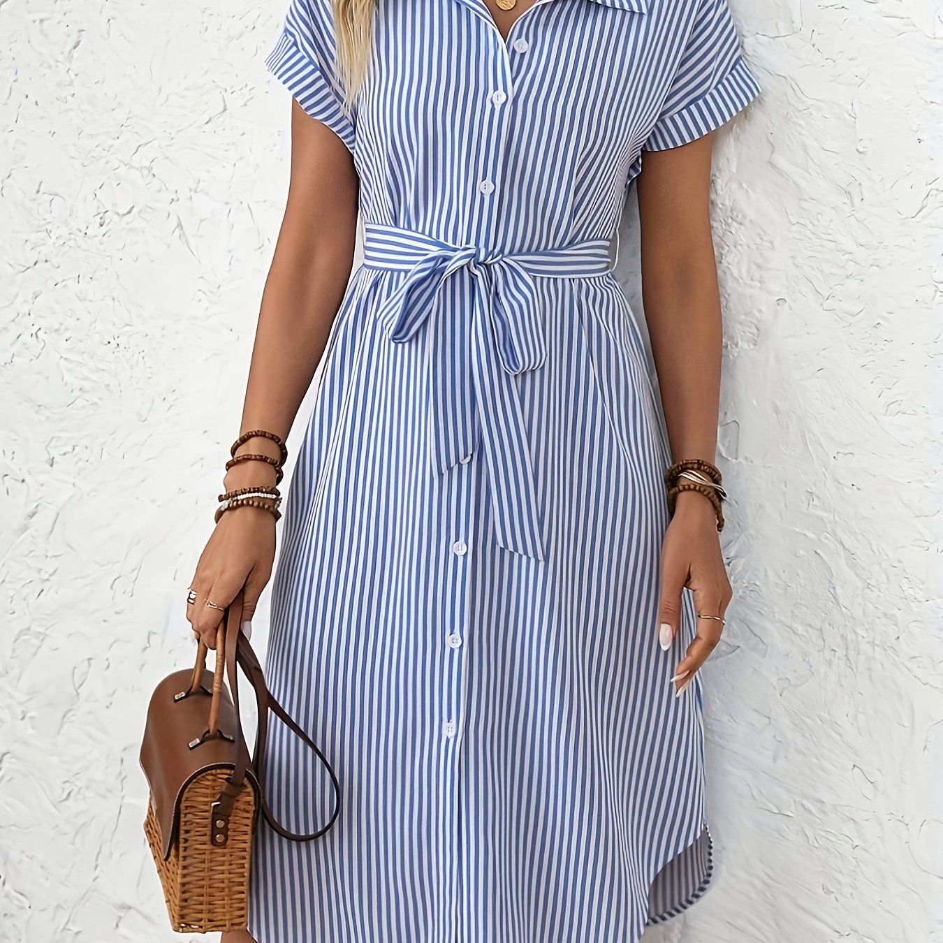 Mira | Stylish Striped Dress
