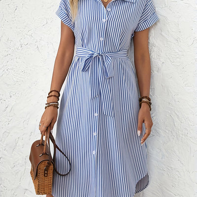 Mira | Stylish Striped Dress