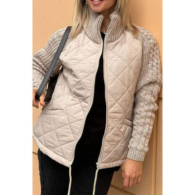 Nia | Stylish Quilted Knit Jacket