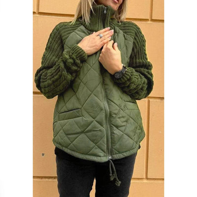 Nia | Stylish Quilted Knit Jacket