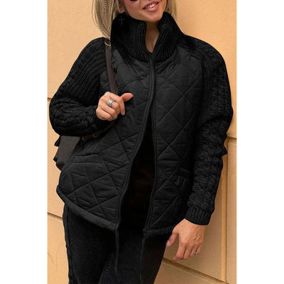 Nia | Stylish Quilted Knit Jacket