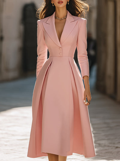 Mira | Chic Pleated Blazer Dress