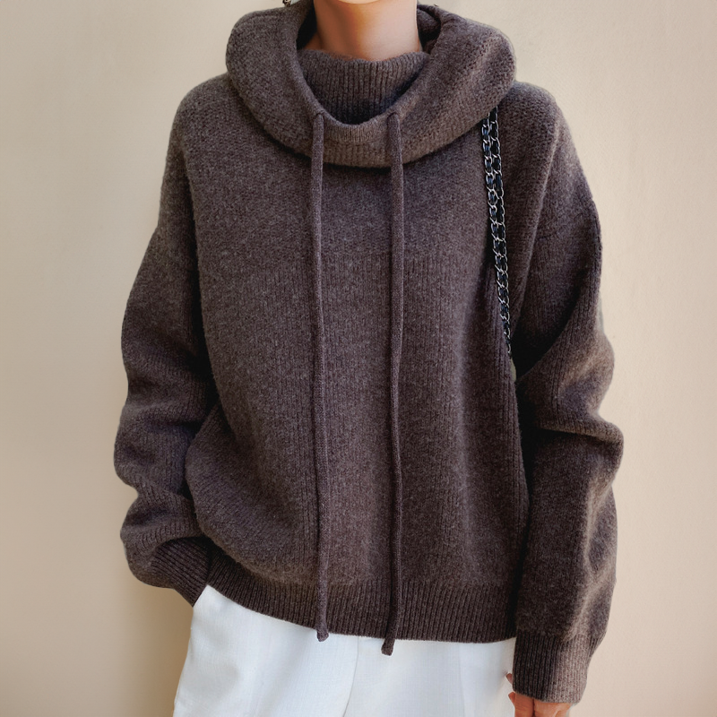 Milo | Snug Hooded Knit Sweater
