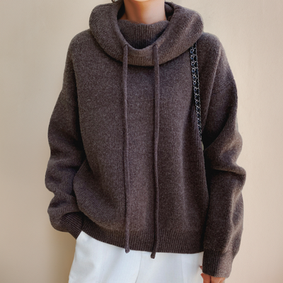 Milo | Snug Hooded Knit Sweater