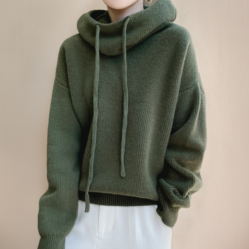 Milo | Snug Hooded Knit Sweater
