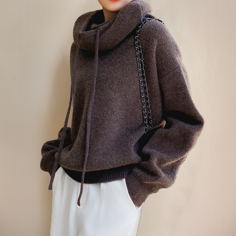 Milo | Snug Hooded Knit Sweater