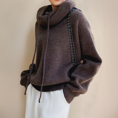 Milo | Snug Hooded Knit Sweater