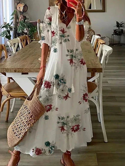 Soleil | Boho Tummy Control Dress
