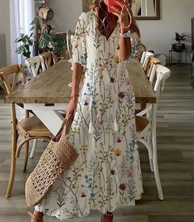Soleil | Boho Tummy Control Dress