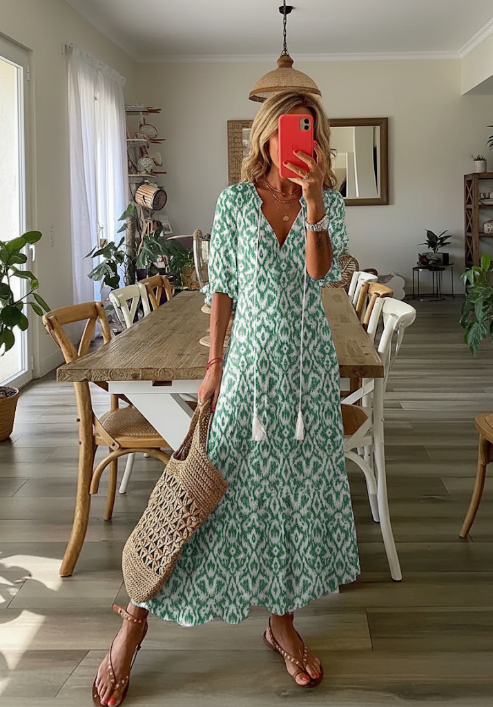 Soleil | Boho Tummy Control Dress