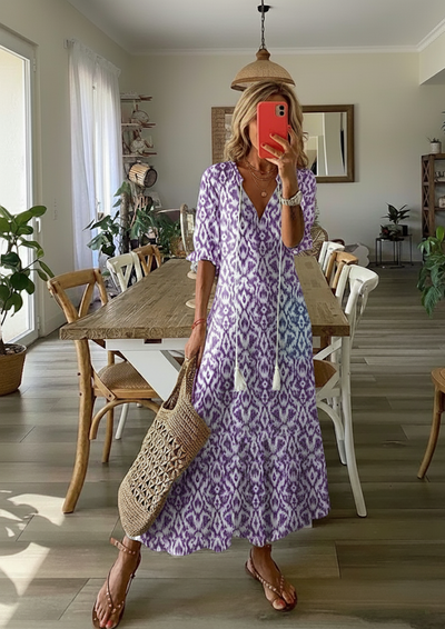 Soleil | Boho Tummy Control Dress