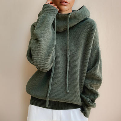 Milo | Snug Hooded Knit Sweater