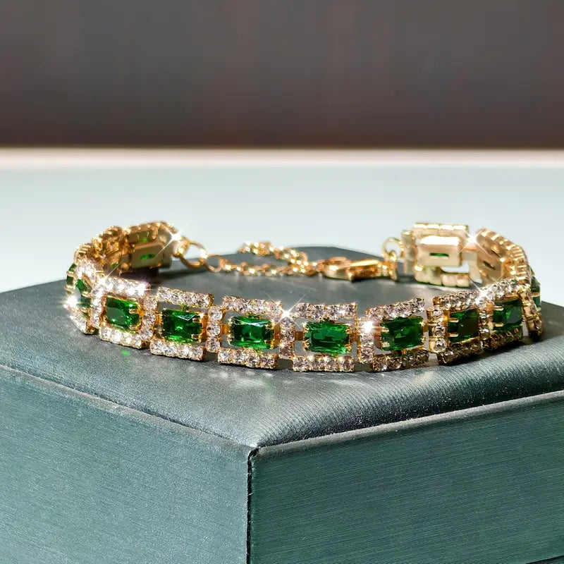 Emerald | Luxe Gold Bracelet