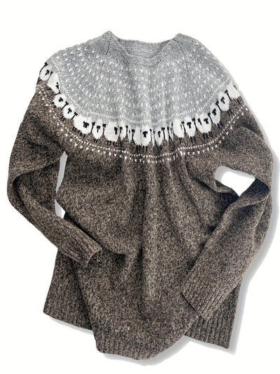 Woolly | Cozy Jacquard Winter Sweater