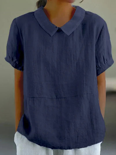 Sage | Effortless Collared Blouse