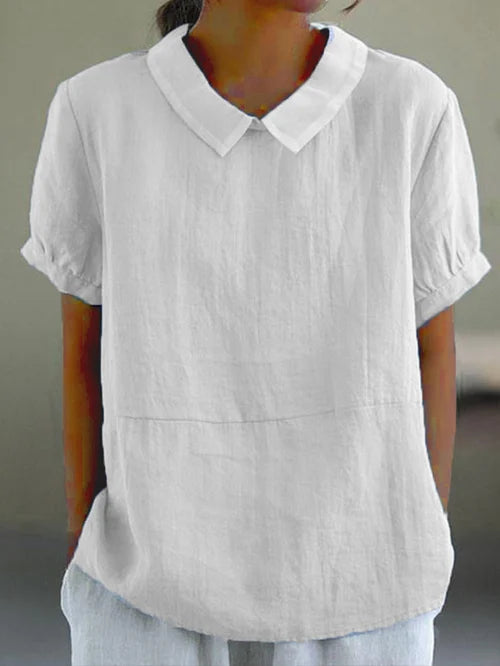 Sage | Effortless Collared Blouse