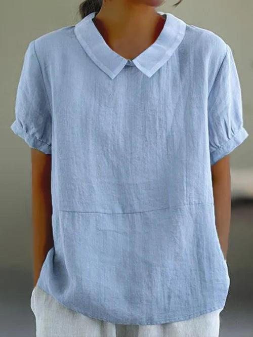 Sage | Effortless Collared Blouse