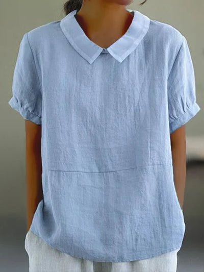 Sage | Effortless Collared Blouse