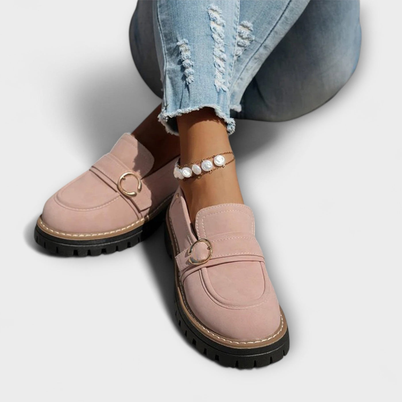 Luna | Chic Round Toe Loafers
