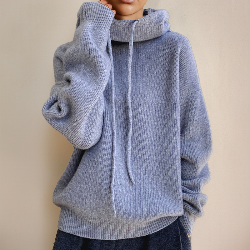 Milo | Snug Hooded Knit Sweater