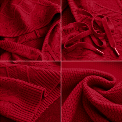 Nora | Cozy Jacquard Hooded Sweater