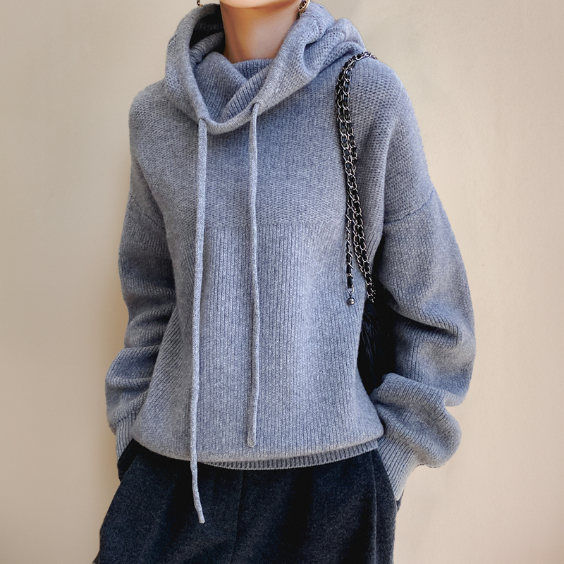 Milo | Snug Hooded Knit Sweater