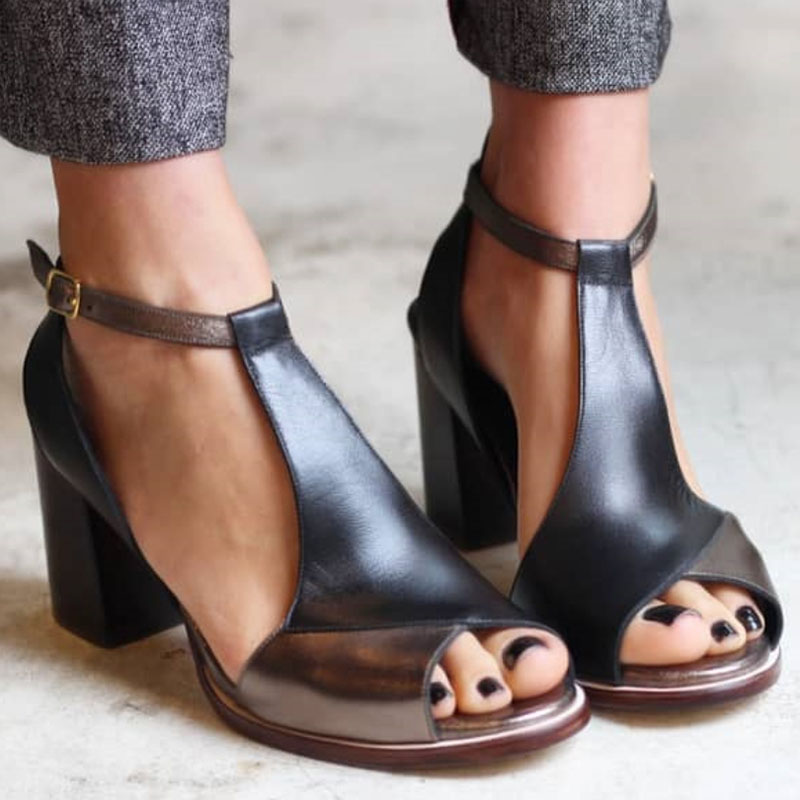 Zara | Chic Peep Toe Heels