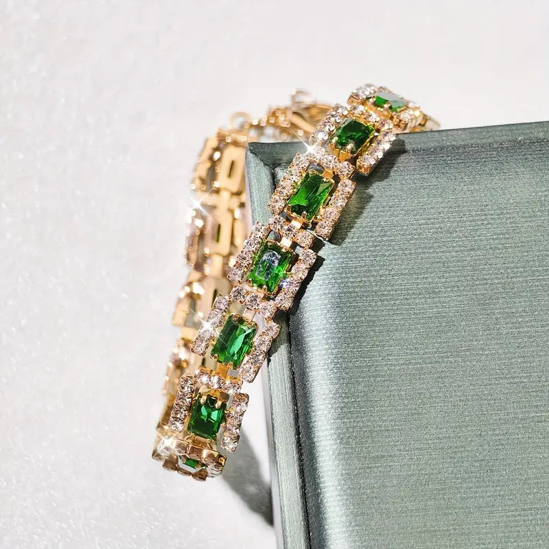 Emerald | Luxe Gold Bracelet