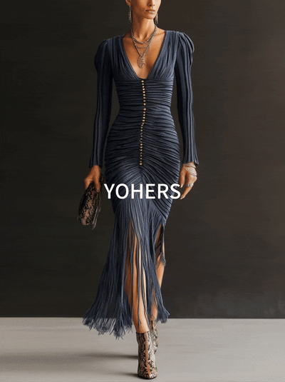 Noxie | Chic V-Neck Bodycon Dress