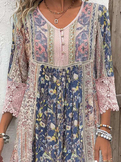Mira | Bohemian Lace Dress