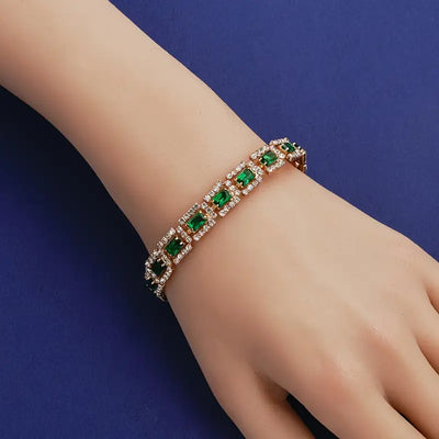 Emerald | Luxe Gold Bracelet