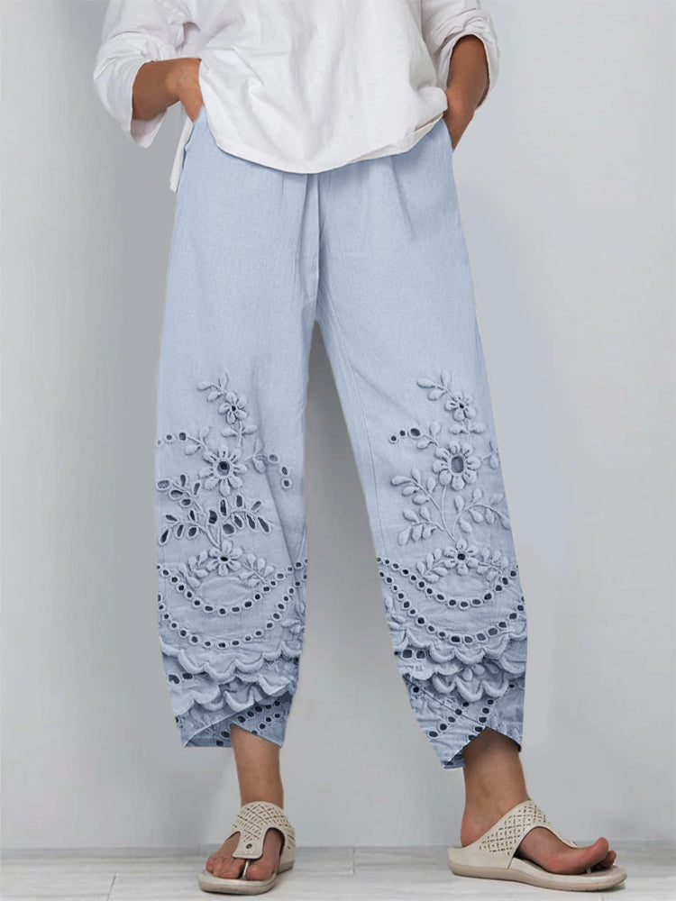 Elysia | Chic Lace Trousers